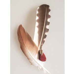 Vintage Red Jasper Pendant Stone